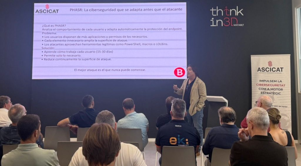 Reditelsa presenta Bitdefender PHASR durante la Asamblea General de ASCICAT celebrada en TecnoCampus Mataró