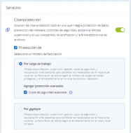 figura-acronis-menu-configuración-empresa-workload